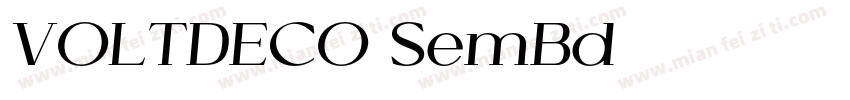 VOLTDECO SemBd字体转换